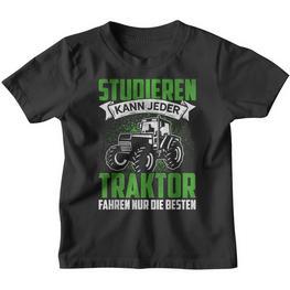 Studier Kann Jeder Traktor Fahren Nur Die Beste Farmer Kinder Tshirt - Seseable