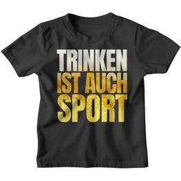 Trinken Ist Auch Sport Après Ski Fun Malle Party Lorenz Kinder Tshirt - Seseable