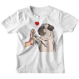 Pug Love Dog Holder Idea Kinder Tshirt - Seseable