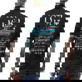 1964 Jahrgang Mann Frau 60 Years 60Th Oldtimer T-Shirt mit Rückendruck - Seseable