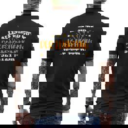 Alles Wird Gut, Der Lehrling Ist Da Schwarzes Kurzärmliges Herren-T-Kurzärmliges Herren-T-Shirt, Motivation - Seseable