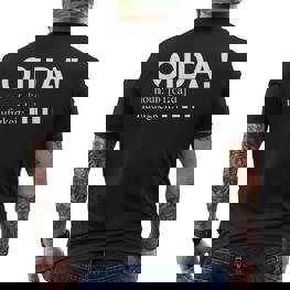 Austria Bavaria Slang Oida T-Shirt mit Rückendruck - Seseable