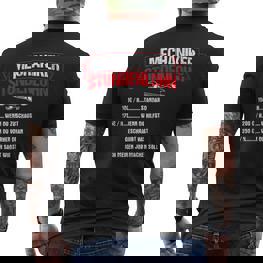 Car Mechanic Geselle Meister T-Shirt mit Rückendruck - Seseable