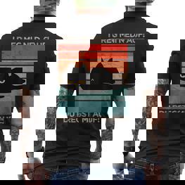 Cat I Reg Mi Not Auf Evil Cat T-Shirt mit Rückendruck - Seseable