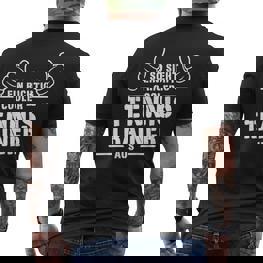 Cool Tennis Trainer Coach Best Tennis Trainer T-Shirt mit Rückendruck - Seseable