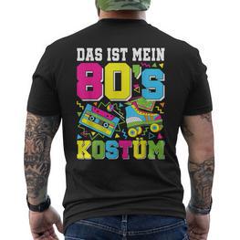 Das Ist Mein 80S Kostüm 80S Motto Party Outfit T-Shirt mit Rückendruck - Seseable