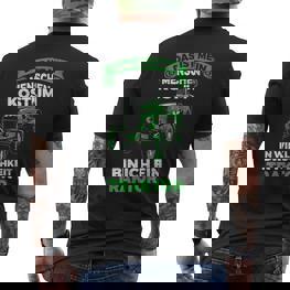 Das Ist Mein Menschenschostüm In Echt Bin Ich Ein Traktor T-Shirt mit Rückendruck - Seseable