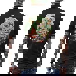 Dinosaurier-Sommergrill Für Freunde Und Familie T-Shirt mit Rückendruck - Seseable