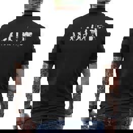 Evolution Drummer T-Shirt mit Rückendruck - Seseable