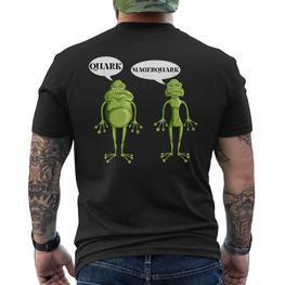 Frosch Macht Quark Diät Magerquark Wortspiel Schwarzes Kurzärmliges Herren-T-Kurzärmliges Herren-T-Shirt - Seseable