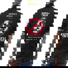 Gendersternchen Anti-Gender Language T-Shirt mit Rückendruck - Seseable