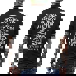 Herren-Kurzärmliges Herren-T-Kurzärmliges Herren-T-Shirt: Untershätzt Niemals Einen Alten Mann am Traktor - Seseable