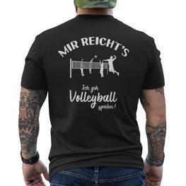 Ich Geh Volleyball Spielen Volleyball T-Shirt mit Rückendruck - Seseable