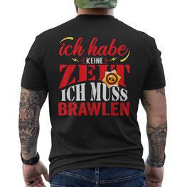 Ich Habe Keine Zeit Ich Muss Brawlen Brawl-Sterne T-Shirt mit Rückendruck - Seseable