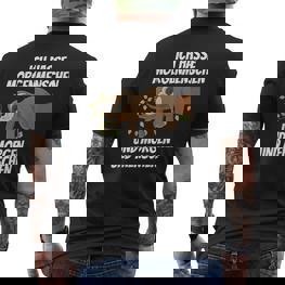 Ich Hasse Morgenmenschschen Und Morgen & Menschen Morgenmuffel I Hasse T-Shirt mit Rückendruck - Seseable