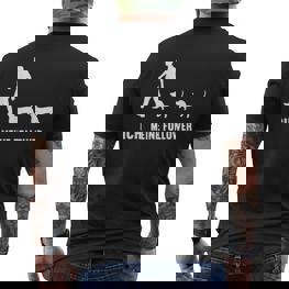 Ich Meine Follower Dachshund Dachshund Owner Dog Black T-Shirt mit Rückendruck - Seseable