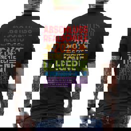 Legende Verlässt Schulgelände Realschule Abschluss 2024 T-Shirt mit Rückendruck - Seseable