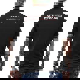 Meisterpfuscher Herren Kurzärmliges Herren-T-Kurzärmliges Herren-T-Shirt, Witziges Schwarz Tee für Handwerker - Seseable