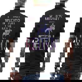 Mir Reichts Ich Geh Reiten Mir Reichts Ich Geh Reiten S T-Shirt mit Rückendruck - Seseable