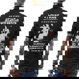 Morgenmuffel Morgen Und Menschen Ich Hasse Morgenschen T-Shirt mit Rückendruck - Seseable