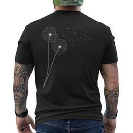 Pusteblume Enjoy Life Löwenzahn Sommer Natur T-Shirt mit Rückendruck - Seseable