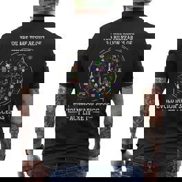 Scientist Evolution Biology T-Shirt mit Rückendruck - Seseable