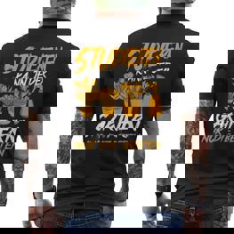 Studieren Kann Jeder Gärtnern Nur Die Besten Garten Gärtner T-Shirt mit Rückendruck - Seseable