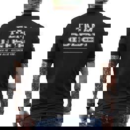 Team Giese Proud Familie T-Shirt mit Rückendruck - Seseable
