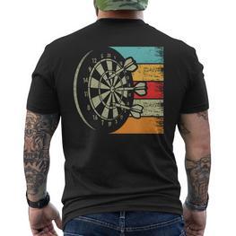 Vintage Darts Sport Darts Tournament Dart T-Shirt mit Rückendruck - Seseable