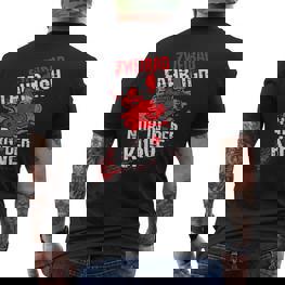 Zweirad Fahr Ich Nur In Der Kurve Quad Atv Motif T-Shirt mit Rückendruck - Seseable