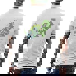 Großer Bruder Dino Kurzärmliges Herren-T-Kurzärmliges Herren-T-Shirt für Kinder, Geschwister Liebe Design - Seseable