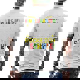Kindergarten Abschied Jetzt Rocke Ich Die Schule Kindergarten Farewell T-Shirt mit Rückendruck - Seseable
