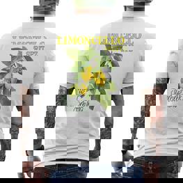 Limoncello Spritz X Lemons Liqueur Lemon Liqueur Lemon Fun T-Shirt mit Rückendruck - Seseable