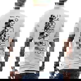 Sheltie Hund Herrchen Frauchen Hunde T-Shirt mit Rückendruck - Seseable