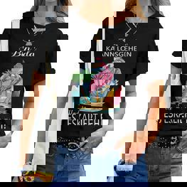 Flamingo Bin Da Kann Losgehen Und Ja Es Escaliert Eh Costume T-shirt Frauen - Seseable