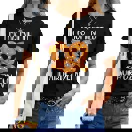 I Mog Mi Ned Aufbrezelnolksfest Beer Dirndl Costume S T-shirt Frauen - Seseable