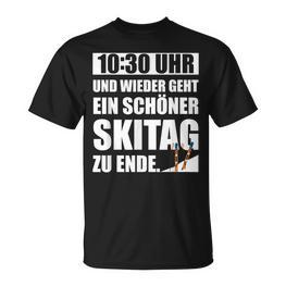 1030 Ahr Skiabenteuer T-Shirt, Abschluss eines Schönen Skitags - Seseable