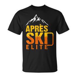 Apres Ski Elite Outfit Winter Team Party & Sauf T-Shirt - Seseable