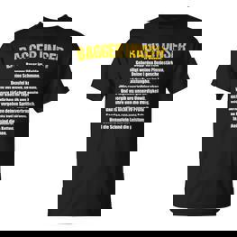 Excavator Digger Driver Saying Digger Leader Tiefbau Fun T-Shirt - Seseable