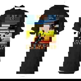 Best Cat Dad Ever Vintage Retro Cat Fist Bump T-Shirt - Seseable