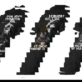 Guten Morgen Ganz Dünnes Eis- Morgenmuffel Labrador T-Shirt - Seseable