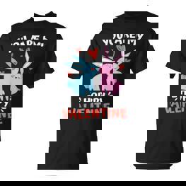 Hoppel Rabbit Ich Liebe Mein Hasen Valentine's Day T-Shirt - Seseable
