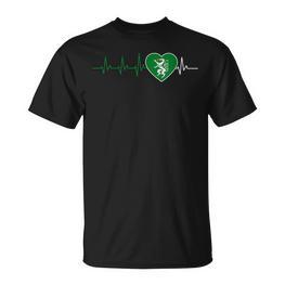 Steiermark Coat Of Arms Steirisch Heartbeat Heart Steirer T-Shirt - Seseable