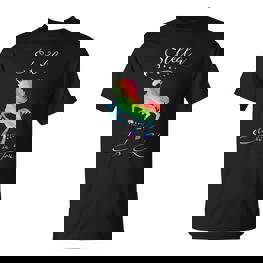 Stella Magic Einhorn T-Shirt - Mystisches Pferd mit Regenbogenspritzern - Seseable