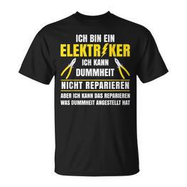 Stromriker Dummheit Reparieren Electronics German Language T-Shirt - Seseable