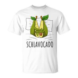 Avocado Sleep Schlavocado Pyjamas T-Shirt - Seseable