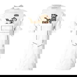 Cute Otter Cute Pocket Otter T-Shirt - Seseable