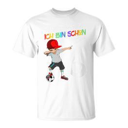 Ich Bin Schon 6 Jahre Footballer T-Shirt, Kindergeburtstag Fußball - Seseable