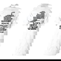 Offizielles Schlaf Elefant Elefanten White T-Shirt - Seseable