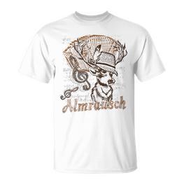 Trachten Almrausch Hirsch Steirische T-Shirt - Seseable